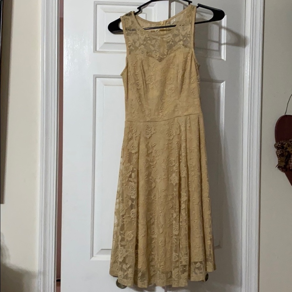 Dressystar taupe colored dress